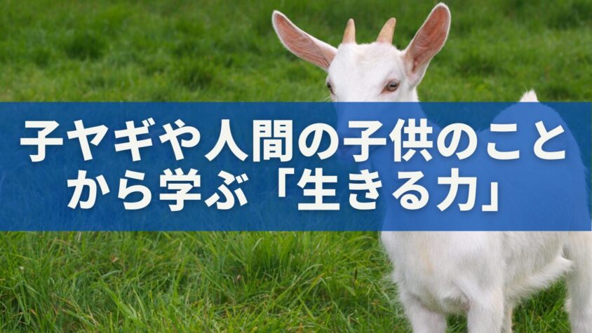子ヤギや人間の子供のことから学ぶ「生きる力」──命のリズムと共感の科学
