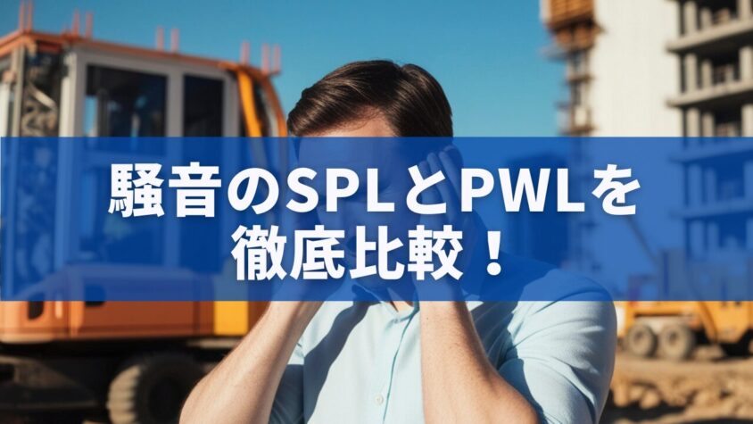 騒音のSPLとPWLを 徹底比較！